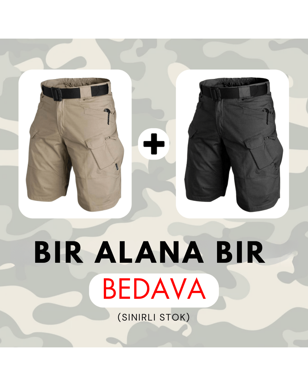 Ultra Esnek Su Geçirmez Gortex Askeri Şort