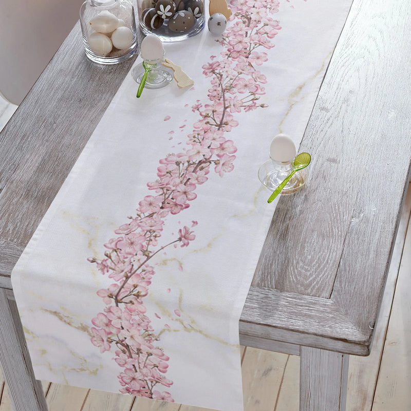 Centro de mesa - Tecido - Flor de Cerejeira